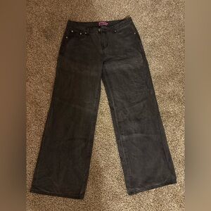 Edikted Black Flare & Wide Leg Jeans